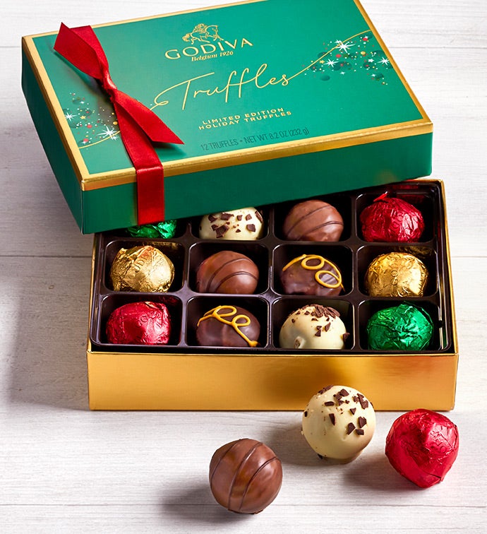 Godiva Holiday Truffle Box 12pc